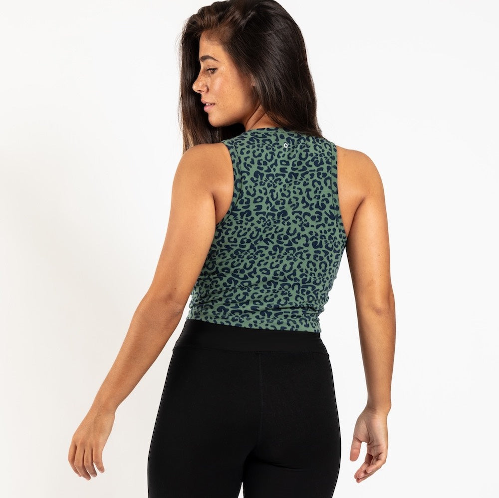 built in bra top organic cotton