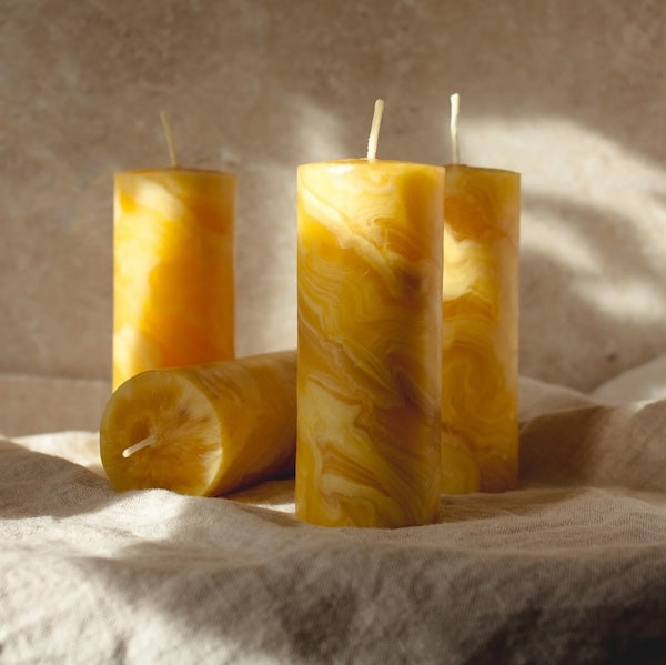 marbled-beeswax-candles