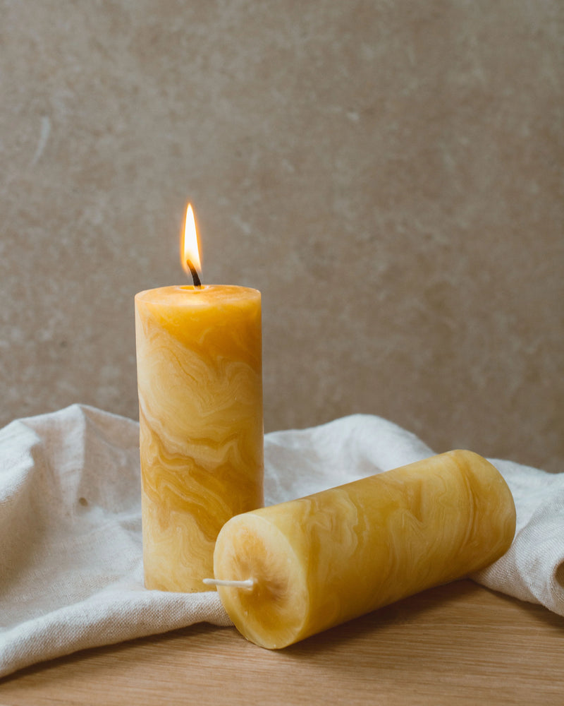 marbled-beeswax-candles