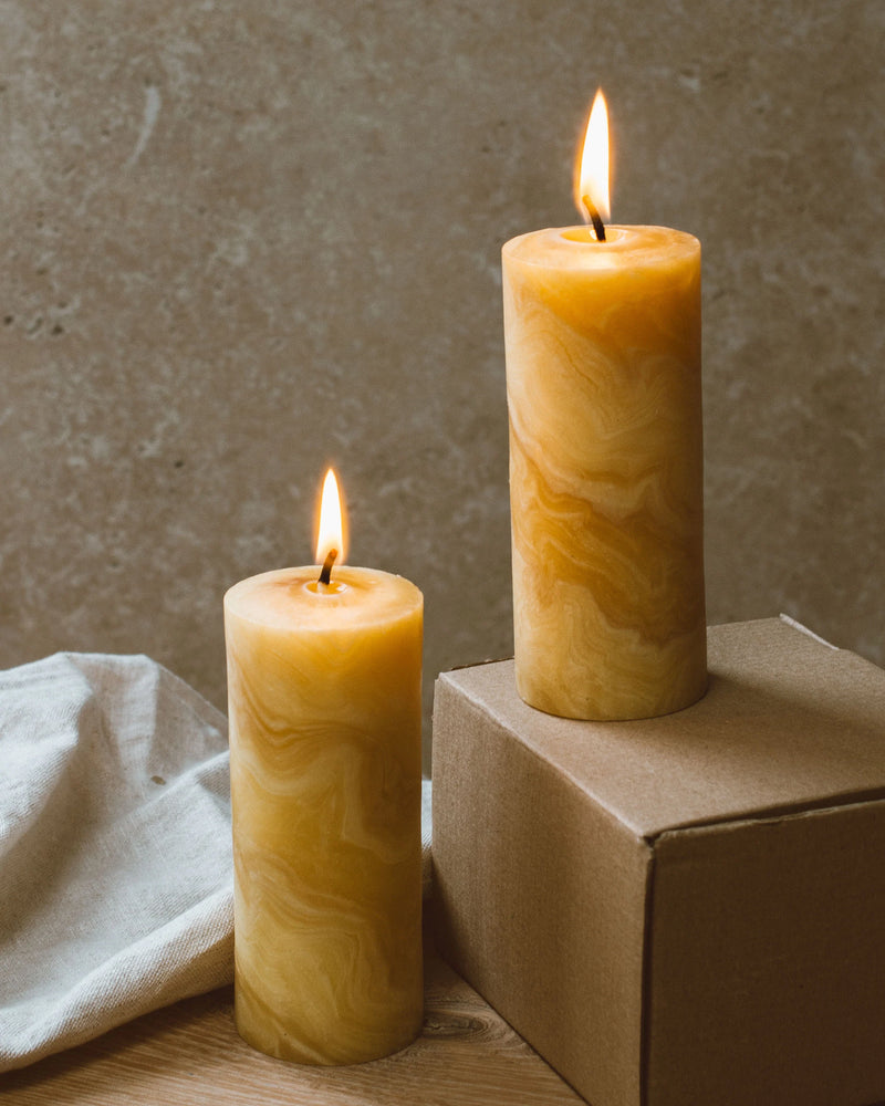 marbled-beeswax-candles