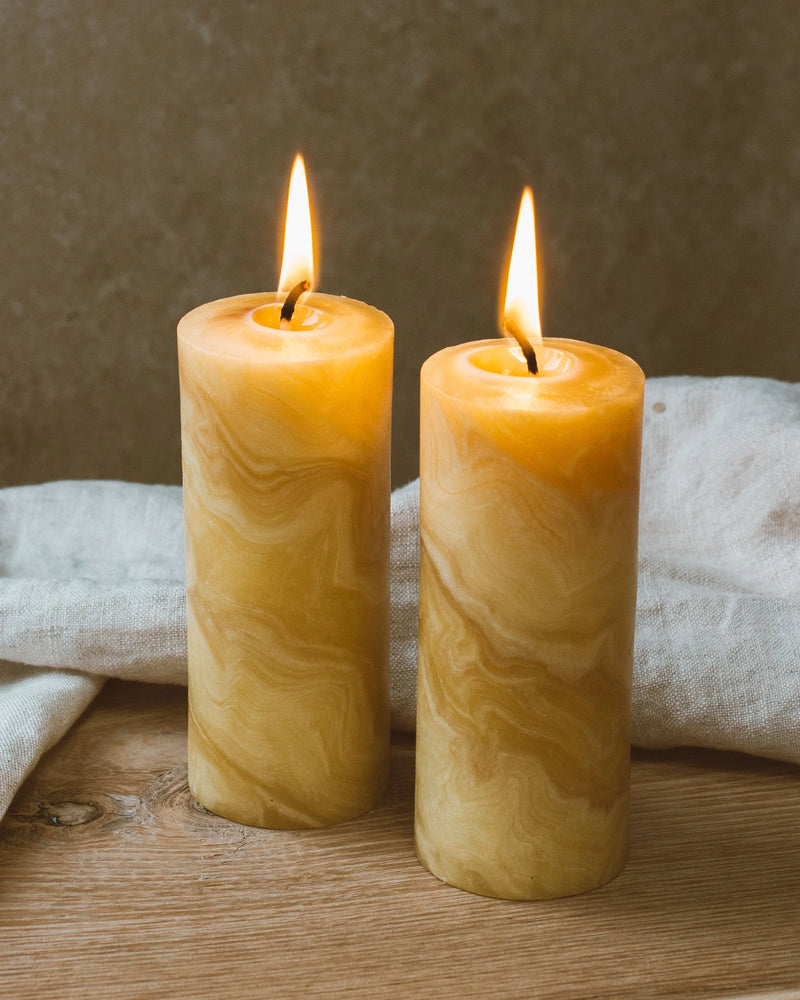 marbled-beeswax-candles