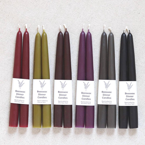 Beeswax Dinner Candles 