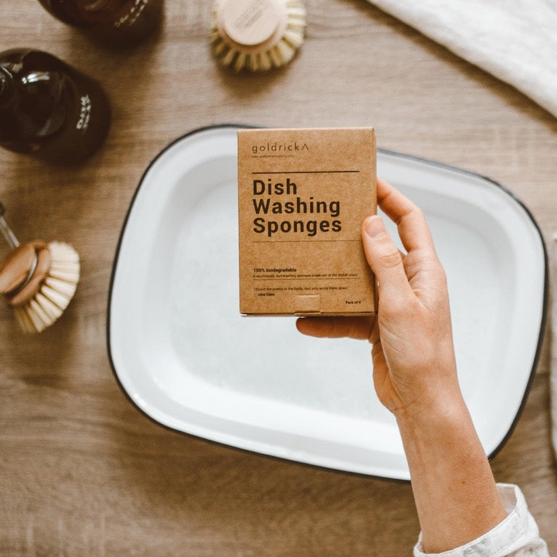 Loofah Dishwashing Sponge goldrick-orbasics-non-toxic-living-zero-waste