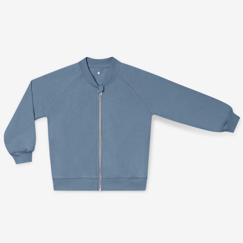 Zip-it-Up Sweater - Pigeon Blue